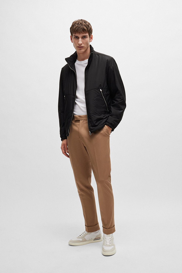 ΜΠΟΥΦΑΝ ΔΙΠΛΗΣ ΟΨΕΩΣ BOSS - 001 ΜΑΥΡΟ